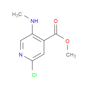 METHYL 2-CHLORO-5-(METHYLAMINO)ISONICOTINATE