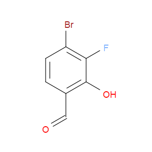 4-BROMO-3-FLUORO-2-HYDROXYBENZALDEHYDE - Click Image to Close