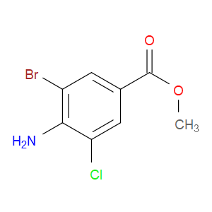 METHYL 4-AMINO-3-BROMO-5-CHLOROBENZOATE
