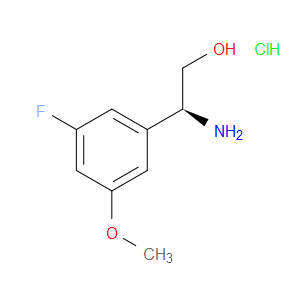 (2S)-2-AMINO-2-(5-FLUORO-3-METHOXYPHENYL)ETHAN-1-OL HYDROCHLORIDE