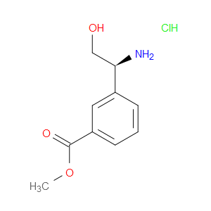 (S)-METHYL 3-(1-AMINO-2-HYDROXYETHYL)BENZOATE HYDROCHLORIDE