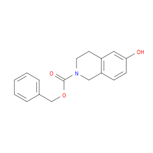 6-HYDROXY-3,4-DIHYDRO-1H-ISOQUINOLINE-2-CARBOXYLIC ACID BENZYL ESTER - Click Image to Close