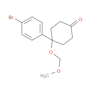 4-(4-BROMOPHENYL)-4-(METHOXYMETHOXY)CYCLOHEXANONE