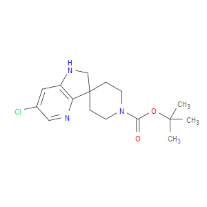 TERT-BUTYL 6'-CHLORO-1',2'-DIHYDROSPIRO[PIPERIDINE-4,3'-PYRROLO[3,2-B]PYRIDINE]-1-CARBOXYLATE
