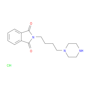 2-(4-(PIPERAZIN-1-YL)BUTYL)ISOINDOLINE-1,3-DIONE HYDROCHLORIDE