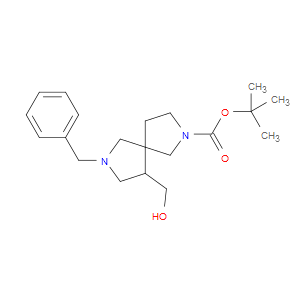 TERT-BUTYL 7-BENZYL-9-(HYDROXYMETHYL)-2,7-DIAZASPIRO[4.4]NONANE-2-CARBOXYLATE