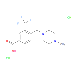 4-((4-METHYLPIPERAZIN-1-YL)METHYL)-3-(TRIFLUOROMETHYL)BENZOIC ACID DIHYDROCHLORIDE