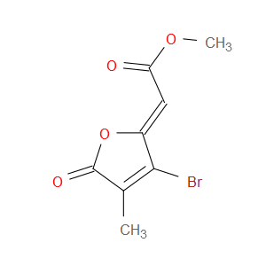 METHYL (Z)-(3-BROMO-4-METHYL-5-OXOFURAN-2(5H)-YLIDENE)ETHANOATE