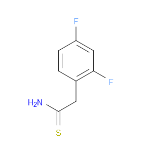 2-(2,4-DIFLUOROPHENYL)ETHANETHIOAMIDE - Click Image to Close