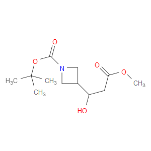 TERT-BUTYL 3-(1-HYDROXY-3-METHOXY-3-OXOPROPYL)AZETIDINE-1-CARBOXYLATE