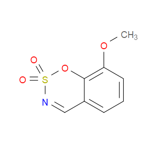 1,2,3-BENZOXATHIAZINE,8-METHOXY-,2,2-DIOXIDE - Click Image to Close