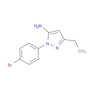 1-(4-BROMOPHENYL)-3-ETHYL-1H-PYRAZOL-5-AMINE