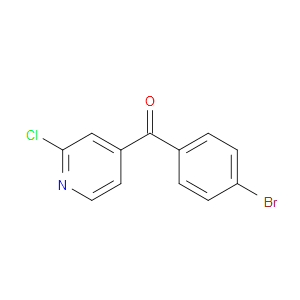 (4-BROMOPHENYL)(2-CHLOROPYRIDIN-4-YL)METHANONE - Click Image to Close