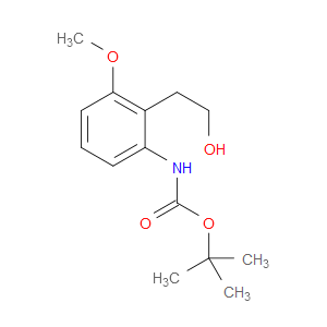 TERT-BUTYL 2-(2-HYDROXYETHYL)-3-METHOXYPHENYLCARBAMATE
