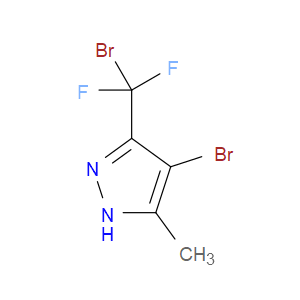 4-BROMO-3-(BROMODIFLUOROMETHYL)- 5-METHYL-1H-PYRAZOLE - Click Image to Close