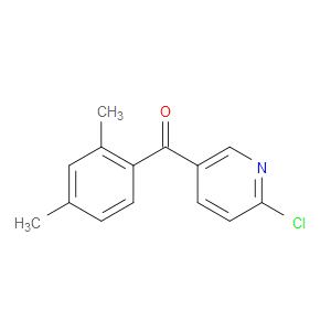 2-CHLORO-5-(2,4-DIMETHYLBENZOYL)PYRIDINE