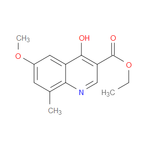ETHYL 4-HYDROXY-6-METHOXY-8-METHYLQUINOLINE-3-CARBOXYLATE - Click Image to Close