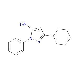 3-CYCLOHEXYL-1-PHENYL-1H-PYRAZOL-5-AMINE