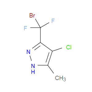 3-(BROMODIFLUOROMETHYL)-4-CHLORO-5-METHYL-1H-PYRAZOLE