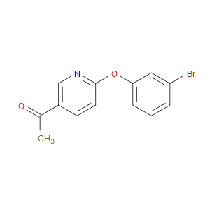 1-(6-(3-BROMOPHENOXY)PYRIDIN-3-YL)ETHANONE