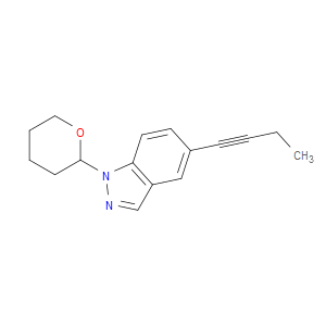 5-(BUT-1-YN-1-YL)-1-(TETRAHYDRO-2H-PYRAN-2-YL)-1H-INDAZOLE - Click Image to Close