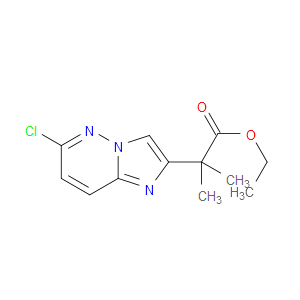 ETHYL 2-(6-CHLOROIMIDAZO[1,2-B]PYRIDAZIN-2-YL)-2-METHYLPROPANOATE - Click Image to Close