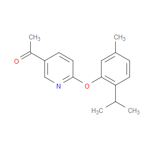 5-ACETYL-2-(2-ISOPROPYL-5-METHYLPHENOXY) PYRIDINE - Click Image to Close