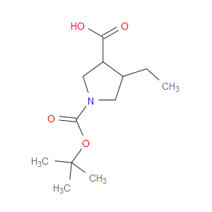 1-(TERT-BUTOXYCARBONYL)-4-ETHYLPYRROLIDINE-3-CARBOXYLIC ACID