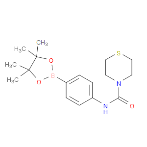 N-(4-(4,4,5,5-TETRAMETHYL-1,3,2-DIOXABOROLAN-2-YL)PHENYL)THIOMORPHOLINE-4-CARBOXAMIDE