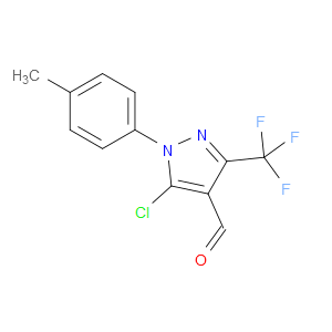 5-CHLORO-1-(4-METHYLPHENYL)-3-(TRIFLUOROMETHYL)PYRAZOLE-4-CARBALDEHYDE