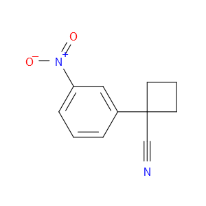 1-(3-NITROPHENYL)CYCLOBUTANE-1-CARBONITRILE - Click Image to Close