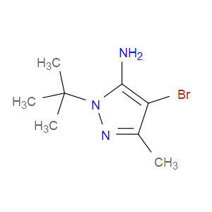 4-BROMO-1-TERT-BUTYL-3-METHYL-1H-PYRAZOL-5-AMINE - Click Image to Close