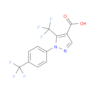 5-(TRIFLUOROMETHYL)-1-(4-(TRIFLUOROMETHYL)PHENYL)-1H-PYRAZOLE-4-CARBOXYLIC ACID