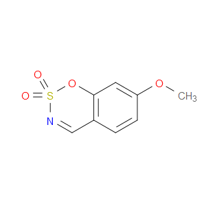 1,2,3-BENZOXATHIAZINE, 7-METHOXY-, 2,2-DIOXIDE - Click Image to Close