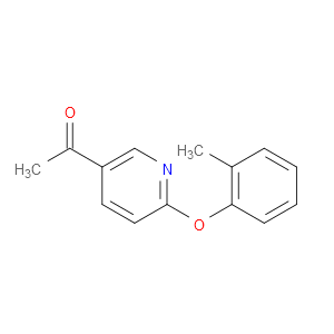 5-ACETYL-2-(2-METHYLPHENOXY) PYRIDINE