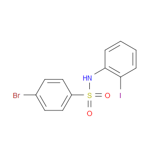 4-BROMO-N-(2-IODOPHENYL)BENZENESULFONAMIDE