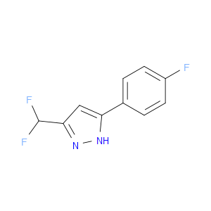 3-(DIFLUOROMETHYL)-5-(4-FLUOROPHENYL)-1H-PYRAZOLE