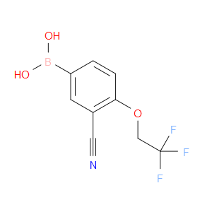 (3-CYANO-4-(2,2,2-TRIFLUOROETHOXY)PHENYL)BORONIC ACID