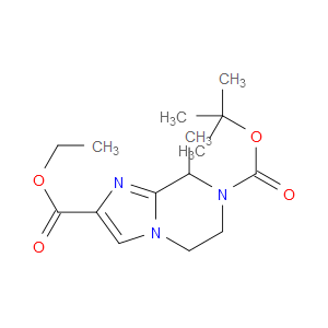 7-TERT-BUTYL 2-ETHYL 8-METHYL-5,6-DIHYDROIMIDAZO[1,2-A]PYRAZINE-2,7(8H)-DICARBOXYLATE - Click Image to Close