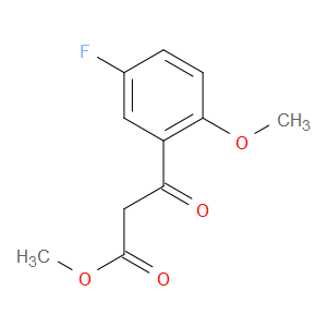 METHYL 3-(5-FLUORO-2-METHOXYPHENYL)-3-OXOPROPANOATE - Click Image to Close