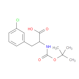 2-((TERT-BUTOXYCARBONYL)AMINO)-3-(3-CHLOROPHENYL)PROPANOIC ACID