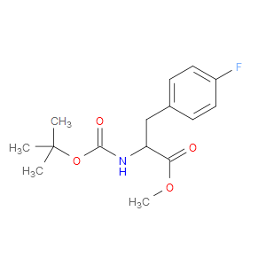 METHYL 2-([(TERT-BUTOXY)CARBONYL]AMINO)-3-(4-FLUOROPHENYL)PROPANOATE - Click Image to Close