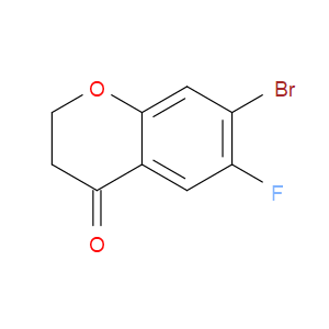 7-BROMO-6-FLUOROCHROMAN-4-ONE - Click Image to Close