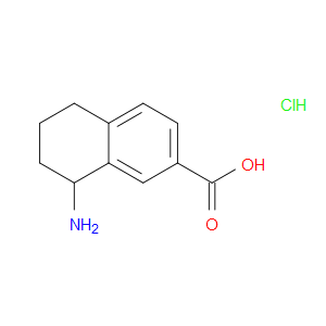8-AMINO-5,6,7,8-TETRAHYDRONAPHTHALENE-2-CARBOXYLIC ACID HCL - Click Image to Close