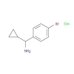 (4-BROMOPHENYL)(CYCLOPROPYL)METHANAMINE HYDROCHLORIDE