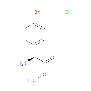 (S)-METHYL 2-AMINO-2-(4-BROMOPHENYL)ACETATE HYDROCHLORIDE