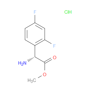 (R)-METHYL 2-AMINO-2-(2,4-DIFLUOROPHENYL)ACETATE HYDROCHLORIDE