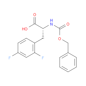 (R)-2-(((BENZYLOXY)CARBONYL)AMINO)-3-(2,4-DIFLUOROPHENYL)PROPANOIC ACID - Click Image to Close