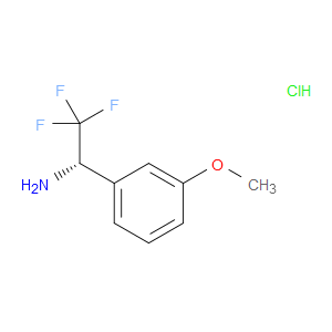 (S)-2,2,2-TRIFLUORO-1-(3-METHOXYPHENYL)ETHANAMINE HYDROCHLORIDE - Click Image to Close