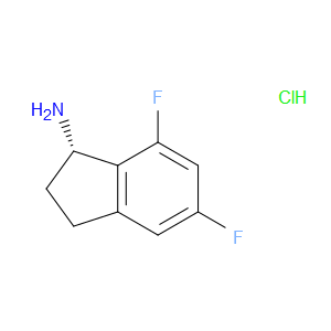 (S)-5,7-DIFLUORO-2,3-DIHYDRO-1H-INDEN-1-AMINE HYDROCHLORIDE